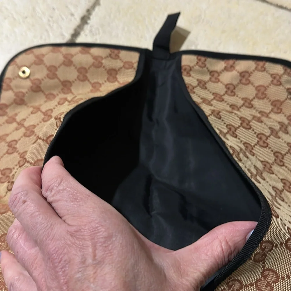 NWOT-MLBxGG Canvas Slippers Pouch